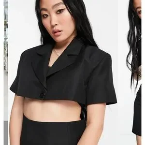 Topshop Cut out blazer dress